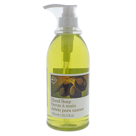 Savon à mains parfumé aux fruits avec pompe (Odeurs assorties)
