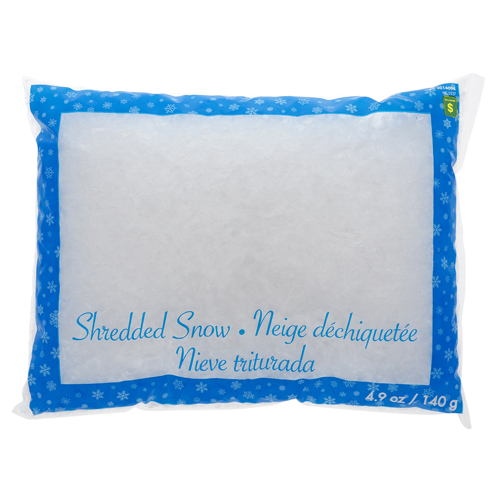 Sac de neige déchiquetée