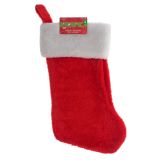 Christmas Thick Plush Stocking w/Cuff