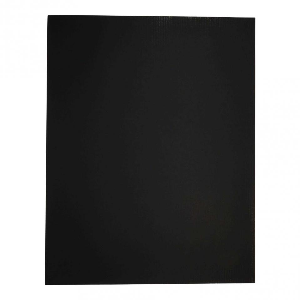 Coated Deluxe Black Bristol Board