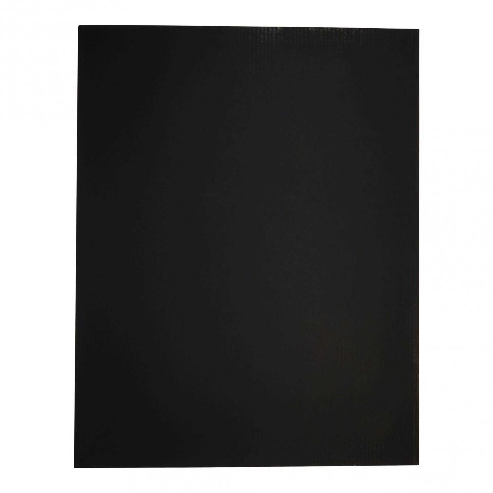 Feuille de Bristol noire satinée