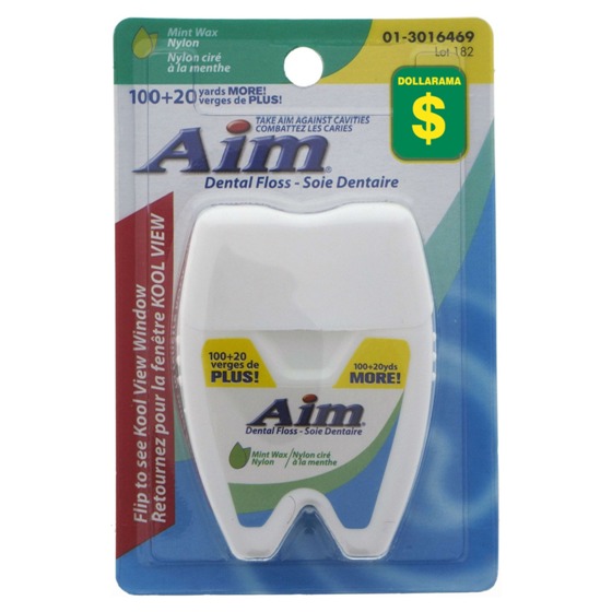 Mint Wax Nylon Dental Floss