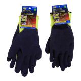 High Visibility Latex Coated Work Gloves (Assorted Sizes) - 1