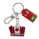 Canada Souvenir Enamel Keychain - 1