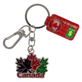 Canada Souvenir Enamel Keychain - 2