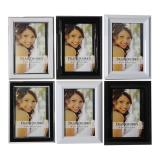 Cadre photo 4''x6'' en plastique (Styles et couleurs assortis) - 1