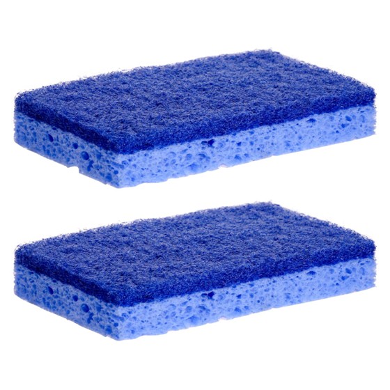 Non-Scratch Cellulose Scrub Sponges 2PK