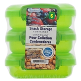 3Pk Snack Storage Container - 1