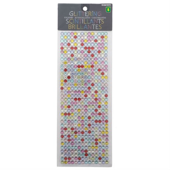 Glittering Stickers (Assorted Colours)