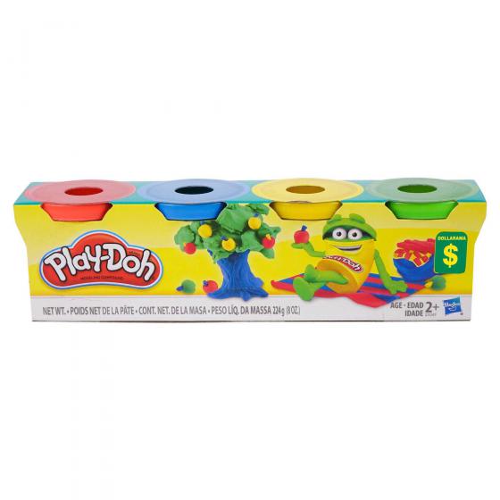 Ensemble de pâtes à modeler à 4 couleurs (Couleurs assorties)