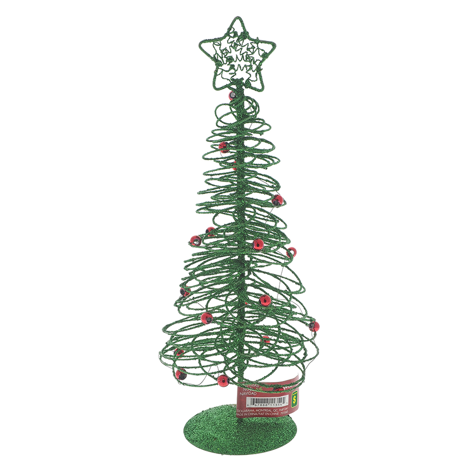 Arbre scintillant avec étoile