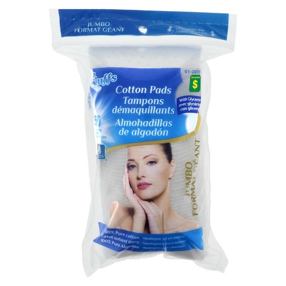 Cottons Pads with Glycerin 50PK