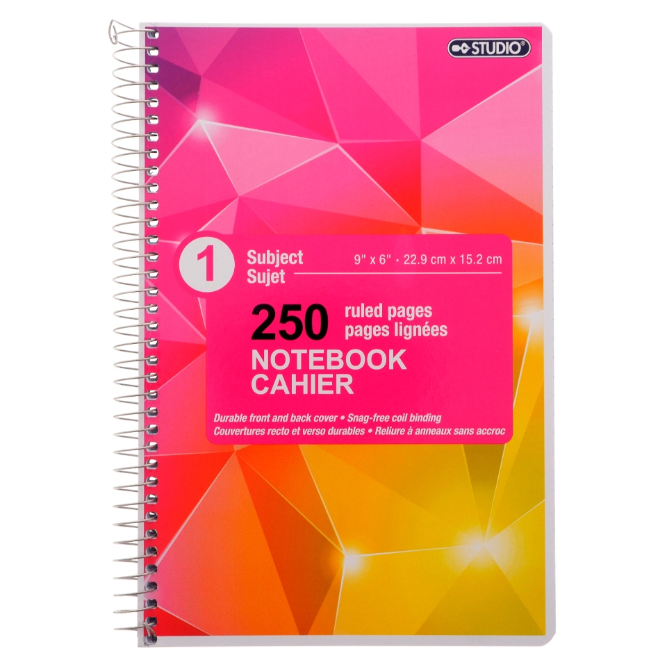Spiral Notebook (Assorted Colours and Designs)