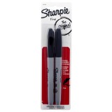 Paq. de 2 marqueurs noirs permanents Sharpie - 0