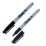 Paq. de 2 marqueurs noirs permanents Sharpie - 1