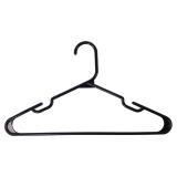 Black Plastic Hangers 7Pk - 1