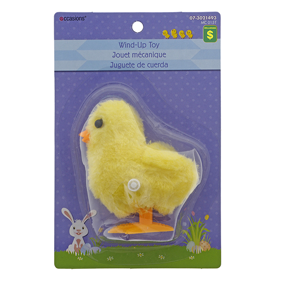 Easter Plush Wind-Up Chick