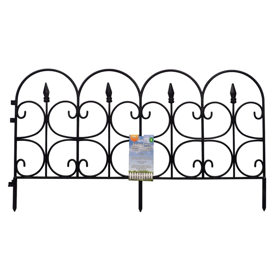 Ornate Plastic Garden Fence