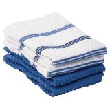 Lavettes de cuisine en coton éponge (Couleurs assorties) - 2