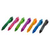 Retractable Ballpoint Pens 7PK (Assorted Colours)