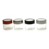 100mL Glass Jar (Assorted Colours) - 1
