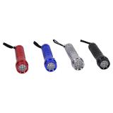 Lampe torche à DEL en aluminium (Couleurs assorties) - 1