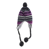 Tuque en jacquard avec pompon pour enfants - 3