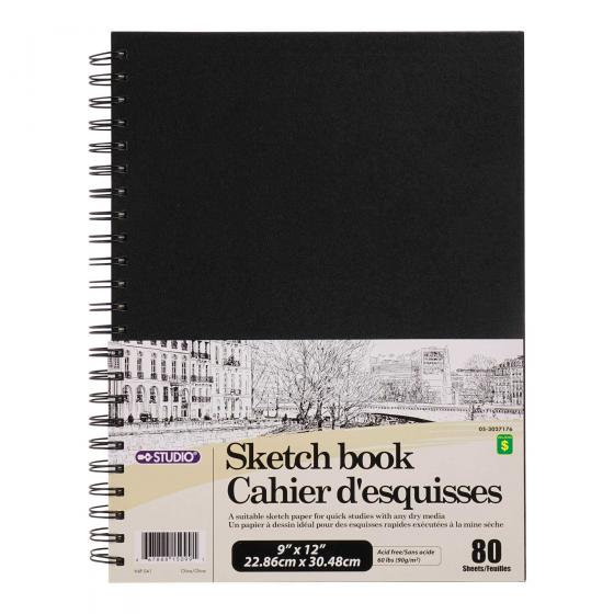 80 sheets Sketchbook