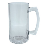 Large Glass Beer Mug - 0