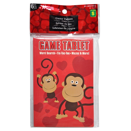 6Pk Valentines Game Booklets