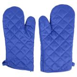 2 Mitaines pour le four en coton matelassé (Couleurs assorties) - 2