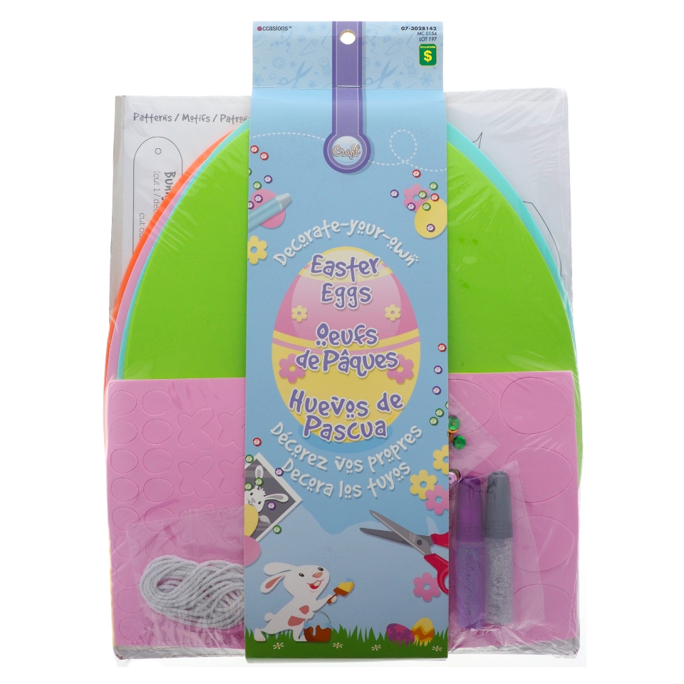 Ensemble de décoration de lapin de Pâques