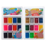 12 Pots de peinture (Couleurs assorties) - 1