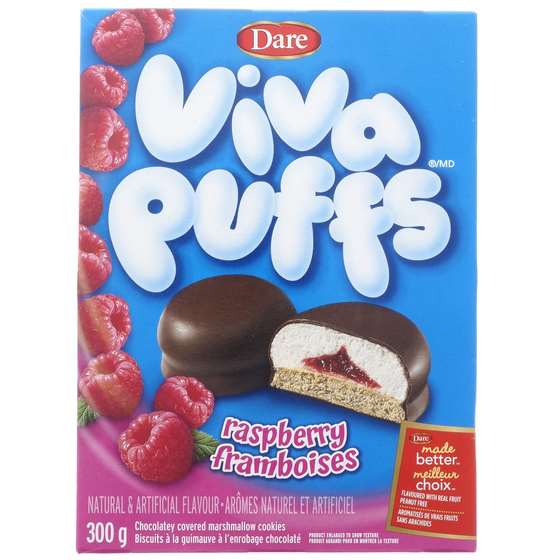 Viva Puffs Raspberry Cookies