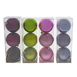 3pk Tree Balls fashion colors - 1