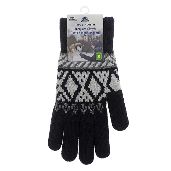 Men's Gloves with Brushed Interior