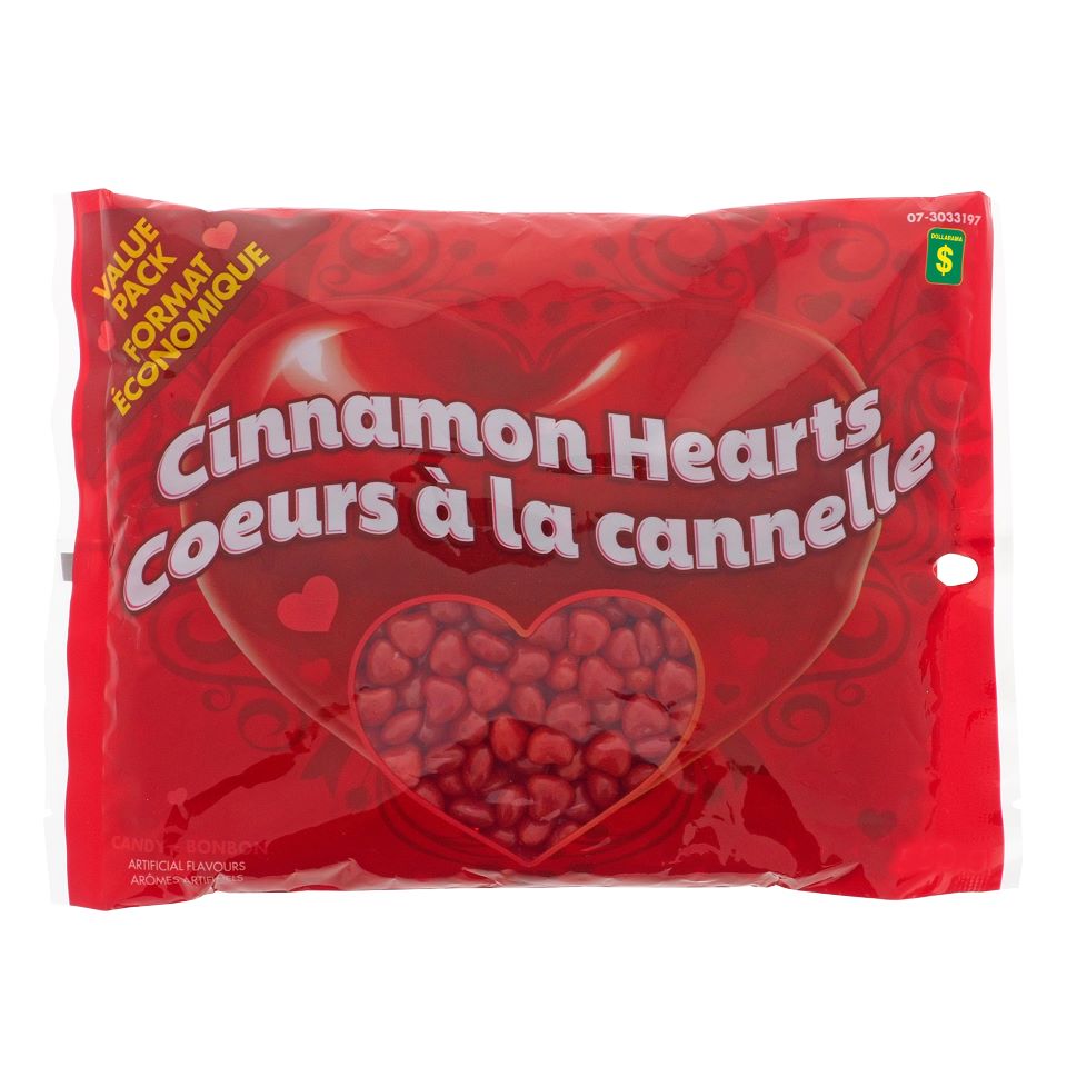 Value Pack Cinnamon Candy Hearts
