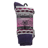 Paq. de 2 paires de chaussettes thermiques pour femmes