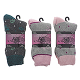 Paq. de 2 paires de chaussettes thermiques pour femmes - 1