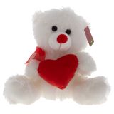 Ours en peluche de St-Valentin avec coeur - 1