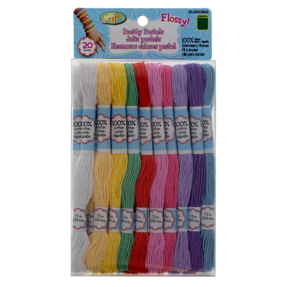 20PK Embroidery Threads