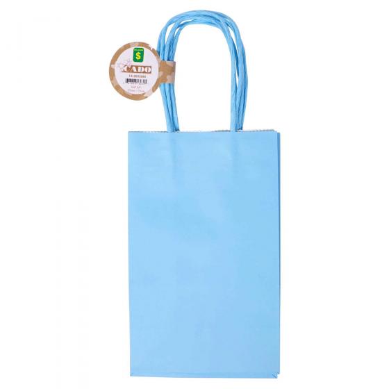 3 Sacs en papier kraft de couleur unie (Couleurs assorties)