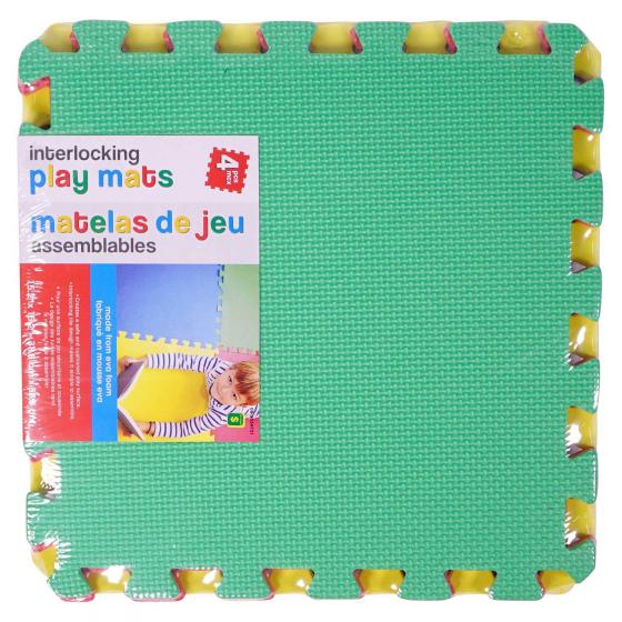4 Matelas de jeu assemblables  (Couleurs assorties)
