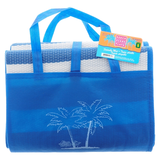 Folded Beach Mat with Handle