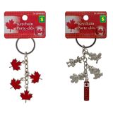 Canada Souvenir Metal Keychains - 1