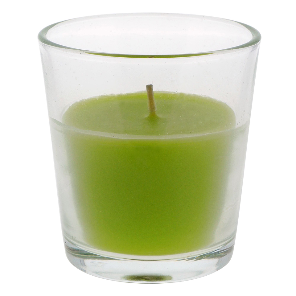 Bougie parfumée dans un contenant en verre (Senteurs assorties)