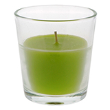 Bougie parfumée dans un contenant en verre (Senteurs assorties) - 0