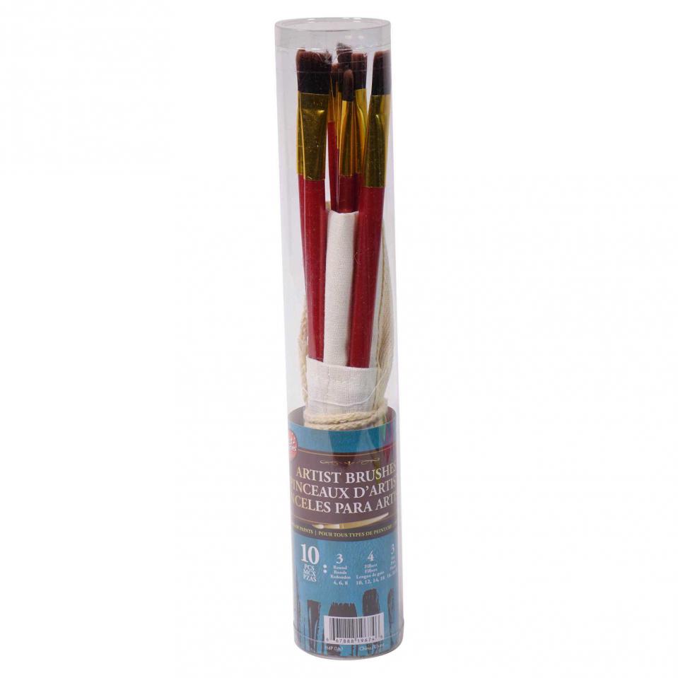 Artist Brush Set with Cotton Bag 10PC