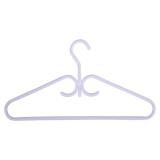 White heavy duty Plastic Hangers 4PK - 1