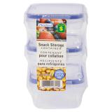 3 Contenants pour collation (Styles et formes assortis) - 0